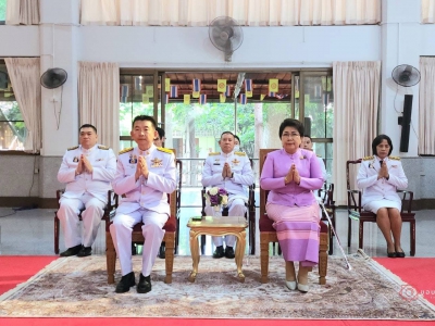 ปศุสัตว์สิงห์บุรีร่วมพิธีเจริญพระพุทธมนต์สมโภชพระพุทธรูปสำคัญประจำ จังหวัดสิงห์บุรี เฉลิมพระเกียรติสมเด็จพระนางเจ้าพระบรมราชินี 