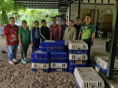 ปศุสัตว์สิงห์บุรี ขับเคลื่อนเกษตรกรภายใต้โครงการพัฒนาเกษตรกรรม ยั่งยืน กิจกรรมส่งเสริมเกษตรทฤษฎีใหม่ ประจำปีงบประมาณ 2568