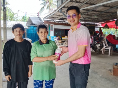 ปศุสัตว์อำเภอท่าช้างเฝ้าระวังโรคและตรวจเยี่ยมเกษตรผู้เลี้ยงสุกร